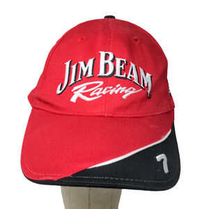 Drink Smart Mens Strapback Jim Beam Racing Hat Robby Gordon Motorsports Red OSFA